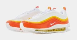 Nike Air Max 97 Athletic Club Mens Running Shoes (White/Orange) -Nike 7fe80ad3c6238018ad7b7d70f3a3b024