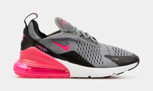 Nike Air Max 270 Grade School Lifestyle Shoes (Grey/Pink) -Nike 80b5077d65d379860d484cf7de4dbfc1