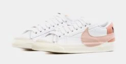 Nike Blazer Low 77 Jumbo Womens Lifestyle Shoes (White/Pink) -Nike 81876739cee521956731001edf1d8e06