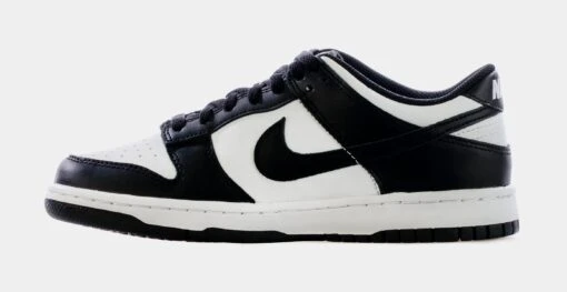 Nike Dunk Low Retro Grade School Lifestyle Shoes (White/Black) Free Shipping -Nike 836dc30749e8d471f6ce128a8bd3491c