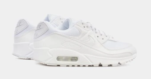 Nike Air Max 90 Womens Lifestyle Shoes (White) -Nike 83e3d9b5798a1c4e72f685cad6c1ab09