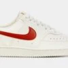 Nike Court Vision Low Womens Lifestyle Shoes (White/Red) -Nike 83e4937d094401ed06b6d0cd5ba692cd