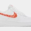 Nike Air Force 1 Low Orange Paisley Womens Lifestyle Shoes (White/Orange) -Nike 859752f5bba00ea6ae88859ae15532ea