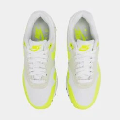 Nike Air Max 1 Volt Suede Womens Running Shoes (Volt/White) -Nike 8626d6dc897fc1ca2d1d1d30119b729f