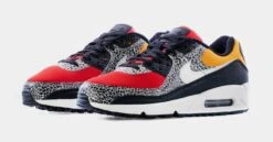 Nike Air Max 90 SE Womens Lifestyle Shoes (Black/Chile Red/Pollen Yellow) -Nike 87296cb1232a92d3b81d82e906f86056