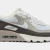 Nike Air Max 90 Mens Running Shoes (White/Grey) -Nike 8a139e71d43c235b53e9e0e7464435bb