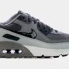 Nike Air Max 90 LTR Grade School Lifestyle Shoes (Grey) -Nike 8c9f03b96f3547d9a7287d2ef2b1dce2