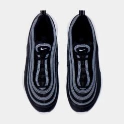 Nike Air Max 97 Grade School Running Shoes (Black/White) -Nike 8d6147e03b04f6294e487b126b3e3b17