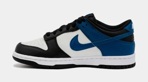 Nike Dunk Low Grade School Lifestyle Shoes (Black/Blue) Free Shipping -Nike 8ec57ee15427c21835daf3dc2d4d2e3b