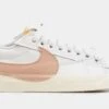 Nike Blazer Low 77 Jumbo Womens Lifestyle Shoes (White/Pink) -Nike 902a1af5883c34b91c9c08224adc9794