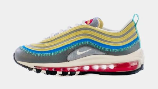 Nike Air Max 97 SE Air Sprung Grade School Lifestyle Shoes (Grey/Multi) -Nike 90941b8ec3194d48c16a2b8f88ffc71e