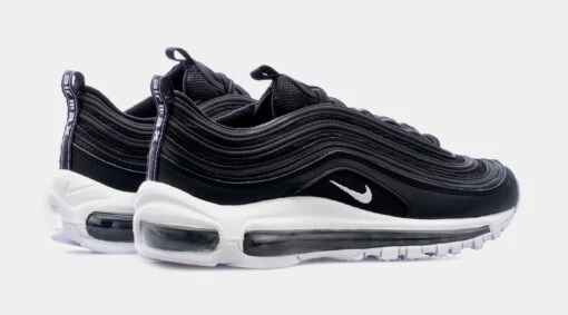 Nike Air Max 97 Grade School Running Shoes (Black/White) -Nike 92d9888ab1672571fdf03b7f05f8f581