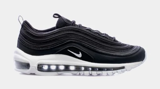 Nike Air Max 97 Grade School Running Shoes (Black/White) -Nike 945d87c265e773969ef8ecd491aeaad5