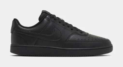 Nike Court Borough Low 2 Grade School Lifestyle Shoes (Black) -Nike 9487001a67367284aba71cc8398fd7f5