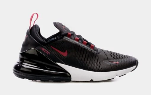 Nike Air Max 270 Mens Running Shoes (Black/Red) -Nike 94c78a161cddf0fd8812c1c3d8a8100b