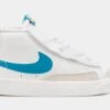 Nike Blazer Mid 77 Infant Toddler Lifestyle Shoes (White/Blue) -Nike 96082ac9f05e60440b85e0832228cbe9 bbf9593c e93d 4d98 9937 10ed1ca98fcf