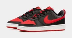 Nike Court Borough Low 2 Grade School Lifestyle Shoes (Black/Red) -Nike 961ad710e453e2d4dc15e8ee04f3d0dd