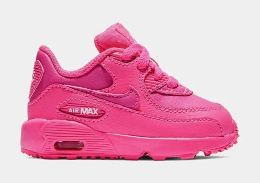 Nike Air Max 90 Preschool Lifestyle Shoes (Pink/White) -Nike 974f42525e356e8fa2337ed2ec7ef661