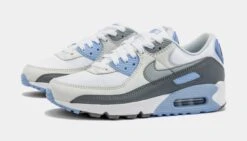 Nike Air Max 90 Cobalt Bliss Womens Running Shoes (White/Blue) -Nike 98013f81c76549720435d8fec522a215