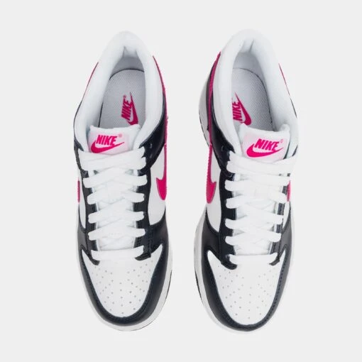 Nike Dunk Low Dark Obsidian Fierce Pink Grade School Lifestyle Shoes (Dark Obsidian/Fierce Pink) -Nike 9aef75536b962e1b189b212f091db277