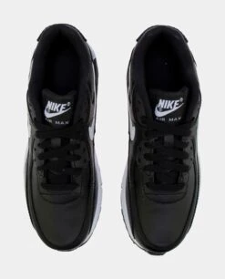 Nike Air Max 90 365 Leather Grade School Running Shoes (Black) -Nike 9af3b1ed0044b411e039370f9efef2d9 399a7012 9968 4efc 83db 057b70d1a41e