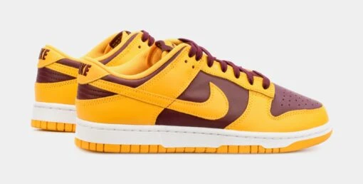 Nike Dunk Low Yellow Bordeaux Mens Lifestyle Shoes (Red/Yellow) Limit One Per Customer -Nike 9cf194a23143ba1041991a5b3ff84337