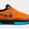 Nike Ja 1 SE Bright Mandarin Opti Yellow Grade School Lifestyle Shoes (Orange/Blue) -Nike 9e3cd1d65ef8712ab49883958a506412