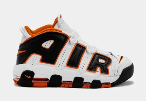 Nike Air More Uptempo '96 Mens Basketball Shoes (White/Orange) -Nike 9f04718da3ffd2a1a19085e07143d398