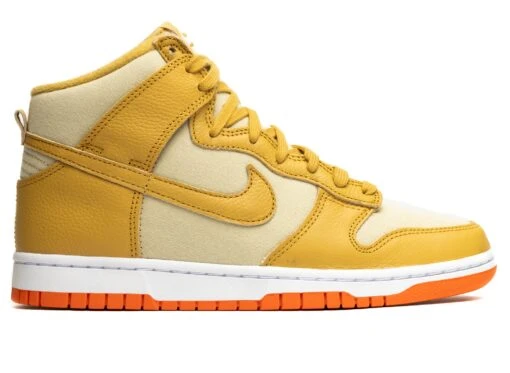 Nike Dunk Hi Retro Premium -Nike ONENESS 0000 NIKE DUNK HI RETRO PRM TEAM GOLD WHEAT GOLD DV7215 700 1