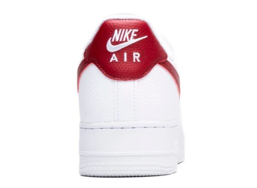 Nike Air Force 1 '07 'Premium Leather' -Nike ONENESS 0001 NIKE AIR FORCE 1 07 WHITE TEAM RED CZ0326 100