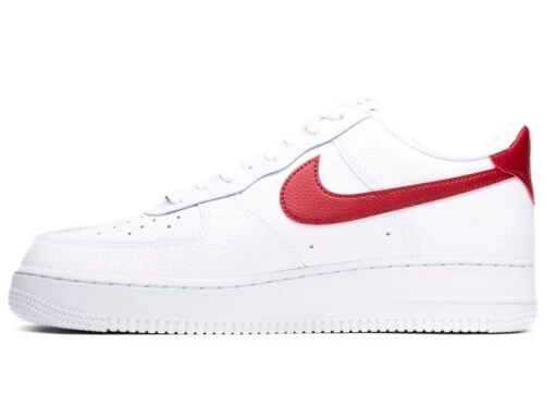 Nike Air Force 1 '07 'Premium Leather' -Nike ONENESS 0002 NIKE AIR FORCE 1 07 WHITE TEAM RED CZ0326 100