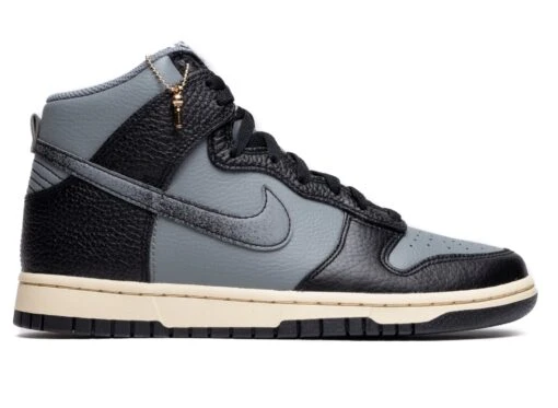 Nike Dunk High Retro Premium -Nike ONENESS 0005 NIKE DUNK HI RETRO PRM SMOKE GREY BEACH BLACK DV7216 001