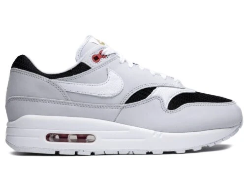 Nike Air Max 1 Premium -Nike ONENESS 0025 NIKE AIR MAX 1 PRM PURE PLATINUM BLACK WHITE FD9081 001