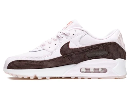 Nike Air Max 90 LTR 'Pearl Pink/Baroque Brown' -Nike ONENESS 0067 NIKE AIR MAX 90 LTR PEARL PINK BROWN FD0789 600