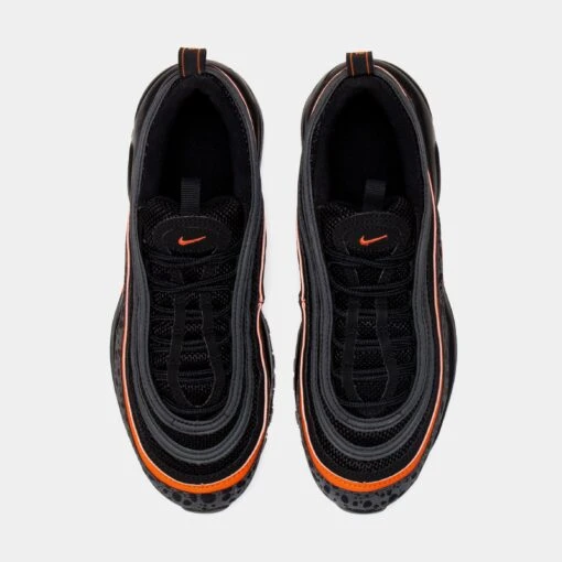 Nike Air Max 97 Grade School Lifestyle Shoes (Black/Orange) -Nike a107eb935072fe5e9a67ab6e7b704bb8