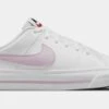 Nike Court Legacy Grade School Lifestyle Shoes (White/Pink) -Nike a411382dd3e4abf8fd3ef68e129f31ba