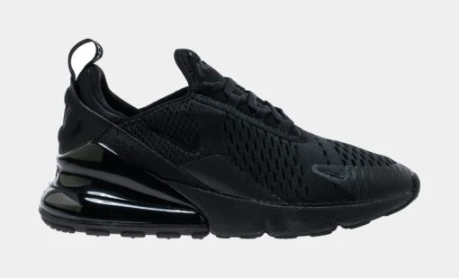 Nike Air Max 270 Grade School Running Shoes (Black) -Nike a52890b8b79385a2fe1e064adae48049