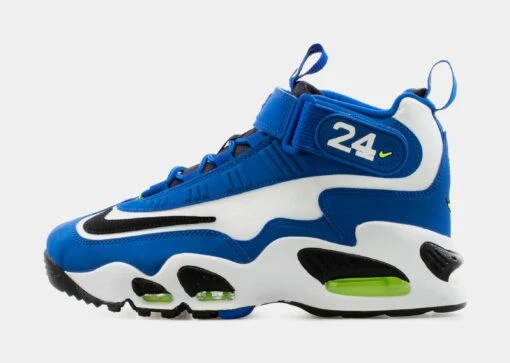 Nike Air Griffey Max 1 Varsity Royal Grade School Lifestyle Shoe (White/Blue/Green) -Nike a626744336b19180777e7ca2800ae757