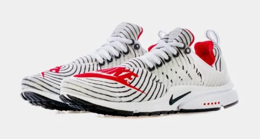 Nike Presto Mens Running Shoes (White/Red) -Nike a7cab7270955276256cadee04c055851