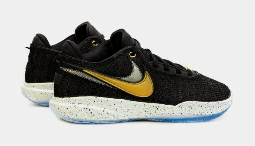 Nike Lebron 20 Mens Basketball Shoes (Black/Gold) Free Shipping -Nike a8d5a7f24ae316ee7a5827a316da81e4