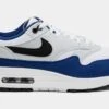 Nike Air Max 1 Deep Royal Blue Mens Running Shoes (White/Blue) -Nike a933d80970c45772fa0f9f7bd7b6185d