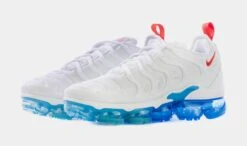 Nike VaporMax Plus Mens Running Shoes (White/Blue) -Nike a93970d6c5c7c8581004c47b8acb5c42