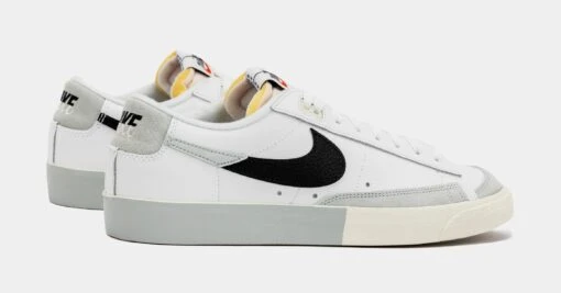 Nike Blazer Low ’77 Split Mens Lifestyle Shoes (White/Grey) -Nike a9b7e50494b04e4c061f14fc5cd2cd6b