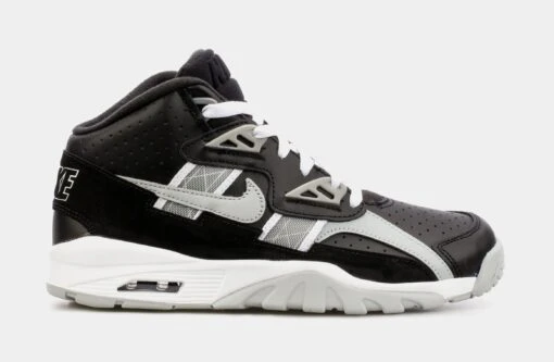 Nike Air Trainer SC Grade School Basketball Shoes (Black/Grey) -Nike a9c11a32e7f0ef6bd502ae154fc1f6b1