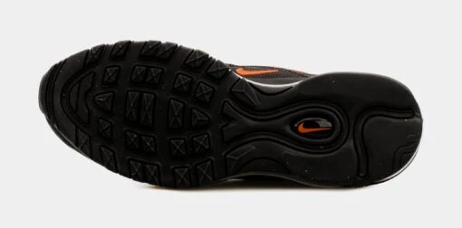 Nike Air Max 97 Grade School Lifestyle Shoes (Black/Orange) -Nike aa5843a41fb85b78eacad837dd260bdf