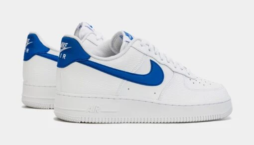 Nike Air Force 1 Low Mens Lifestyle Shoes (White/Blue) -Nike aa8c8e73c0c2816f9ade2688837581b7