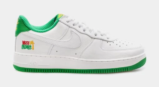 Nike Air Force 1 Low West Indies Mens Lifestyle Shoes (White/Green) -Nike abedad834cbf8f356d4d59b540054731