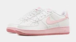 Nike Air Force 1 Pink Foam Grade School Lifestyle Shoes (Pink/White) -Nike b018fac3aa84c171ae73c8fdd509bacd