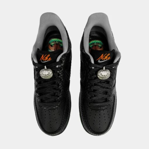 Nike Air Force 1 Low Halloween Mens Lifestyle Shoes (Black/Green) -Nike b09575c90f7f2f103302f765e628cf99