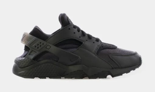 Nike Air Huarache Triple Black Mens Lifestyle Shoes (Black) -Nike b17db4ddf58a76fb5819744f74294e27